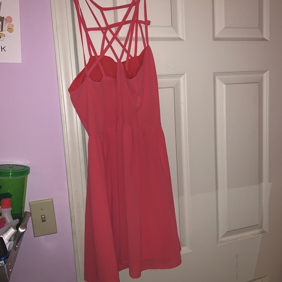 Forever 21 Strappy‎ Pink Dress - Picture 2 of 3